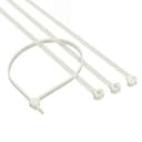 Хомут P6.6 с двойным замком, белый 4,8x250