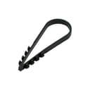 Дюбель-хомут ф6мм, черный обхват 11-18мм (100 шт/уп)