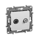 Розетка TV/SAT 2каб Legrand 672257 (10 шт/уп)