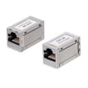 Проходной адаптер Cabeus CA-8p8c-C5e-SH (RJ45-RJ45, CAT.5E, FTP) (9676c)