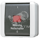 Аварийный выключатель для систем отопления  для накладного монтажа