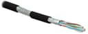 Кабель витая пара Hyperline SFTP4-C6A-S23-IN-LSZH-BK-500 (500 м)