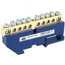 Шина N ноль на DIN-изолятор ШНИ-8х12-10-Д-С YNN10-812-10D-K07 IEK