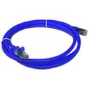 Патч-корд RJ45 - RJ45, 4 пары, FTP, категория 6, 2 м, синий, LSZH LANMASTER LAN-PC45/S6-2.0-BL