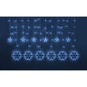 Гирлянда Navigator 95 122 NGF-D032-03 (бахрома звезды и снежинки Blue 2.5*1м IP2