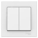 ATLASDESIGN 2-клавишный ВЫКЛЮЧАТЕЛЬ, сх.5, 10АХ, в сборе, ЛОТОС