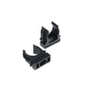 Держатель-клипса с защелкой D20 мм (100 шт) (PR.02720ч) ЧЕРНЫЙ