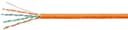 Кабель витая пара LAN U/UTP 4x2x24AWG кат.5е LSZH (100 м) оранжевый Cabeus (UTP-4P-Cat.5e-SOLID-LSZH-100)