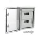 Корпус пластиковый распределительный ЩРН-24 IP65 прозрачная дверь 400х300х170