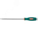 Отвертка стержневая шлицевая, ударная, силовая под ключ, SL9.5x250