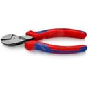 Бокорезы компактные X-CUT резка - мягкая проволока 48мм проволока средней твердости 38мм твердая проволока 27мм рояльная струна (HRC 59) 22мм L=160мм хромированные двухкомпонентные рукоятки цвет черный Knipex