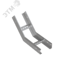 Угол лестничный вертикальный внутренний 45 гр. 80х800х1,5 мм HD N