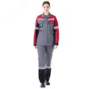 Костюм женский Виват с бр. цв. сер.-черн.-красн., р. 96-100/170-176