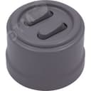 Выключатель Лизетта 2-кл., пластик, цвет Титан (клавишный)