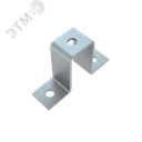 Прямоугольная скоба для двойного страт-профиля 41х82 мм HD КМ-профиль