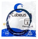 Патч-корд S/FTP Cabeus PC-SSTP-RJ45-Cat.8-1.5m-LSZH