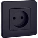 Розетка 1-м СП Inspiria 16А IP20 250В 2P механизм антрацит Leg 673713