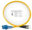 Шнур оптический duplex SC-ST 9/125 sm 1,5м LSZH Cabeus FOP(d)-9-SC-ST-1,5m