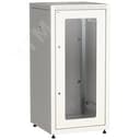 Шкаф LINEA E 24U 600х600мм двери 2шт стекло и металл серый ITK