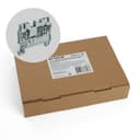 Зажим пружинный 2проводной проходной ЗНИ 40 JXB ST 4 серый STEKKER 39952