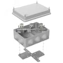 Коробка огнестойкая для кабель-канала 40-0450-FR2.5-4-П Е15-Е120 с термопредохранителем RAL9005 75х75х30 (87 шт/кор)