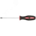 Отвертка "Универсал", CrV сталь, прорезиненная ручка, Профи 3х75 мм РZ0