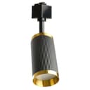 Светильник Feron AL174 трековый однофазный на шинопровод под лампу GU10 черный античное золото 48694