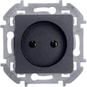 Розетка 2К 16 А 250 В~ INSPIRIA антрацит LEGRAND
