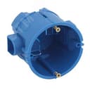 Коробка установоч. КУТС 68х60мм для твердых стен саморез., стыковочные узлы синяя IP20 (160/3200) Б0039187 ЭРА