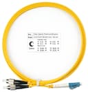 Шнур оптический duplex LC-FC 9/125 sm 1,5м LSZH Cabeus FOP(d)-9-LC-FC-1,5m