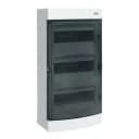 Щит распределительный навесной Unix 3х12мод. IP41 прозр. дверь PROxima EKF ux-3x12-n