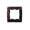 Рамка на 3 поста, S82, корень ореха - графит