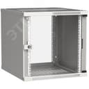 Шкаф LINEA WE 9U 600x650мм дверь стекло серый ITK