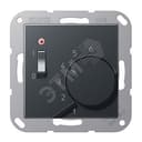 Накладка для регулятора температуры воздуха помещений  Серия A500  Материал- термопласт  Цвет- матовый антрацит