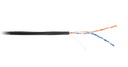 Кабель связи симметричный, для структурированныx сетей, внутренней прокладки LAN UTP 2x2x0.47 кат.5 (500 м) NETLAN EC-UU002-5-PVC-GY-5