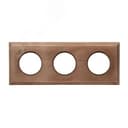 Шедель Рамка 3-х постовая для скрытого монтажа (дерево, Винтаж) BF4-630-18 Бирони