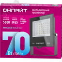 Прожектор светодиодный ДО-70w OFL-03-70-6.5K-BL-IP65-LED ОНЛАЙТ