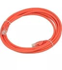Патч-корд RJ45 - RJ45, 4 пары, UTP, категория 6, 1 м, оранжевый, LSZH LANMASTER LAN-PC45/U6-1.0-OR