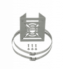 Кронштейн ST-BSS (С ХОМУТОМ) малый универсальный для крепления 1  видеокамеры на столб Space Technology