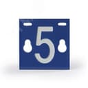 Табличка номера фидера №5 65x60 мм PEM241.5R Энсто-РУС (ОКПП)