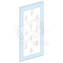 Дверь прозрачная IP55 33 модуля