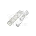 Удлинитель бытовой ТМ Союз 2200 Вт с заземлением 4 гнезда ПВС 1,5м