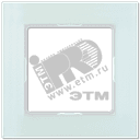 Рамка 1-я для горизонтальной/вертикальной установки Серия- ACreation Материал- стекло Цвет- матовый белый JUNG