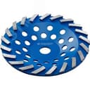 Чашка сегментная алмазная шлифовальная d 180 мм Турбо, Профессионал ЗУБР