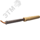 Паяльник деревянная ручка клин изогнутый NSE-Pes01-100W-СI