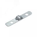 Скоба металлическая двухлапковая усиленная противопожарная СМДУ d6-7 мм отв. d 6,5 мм (100 шт/уп)