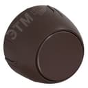 Выключатель одинарный  Rotondo, цвет коричневый
