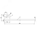 Проводник заземляющий d10 мм L=850 мм