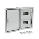 Корпус пластиковый распределительный ЩРН-18 IP65 серая дверь 350х250х150