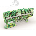 Клемма заземления 4 точки подключения на 4 кв.мм DKC